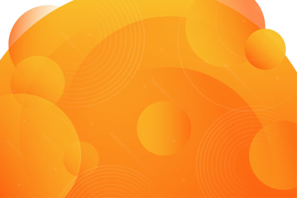 Elevating Visual Identity with an Orange White Circle Background