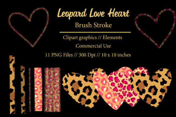 Leopard Love Heart Brush Stroke Clipart: A Practical Guide to Quality and Usage