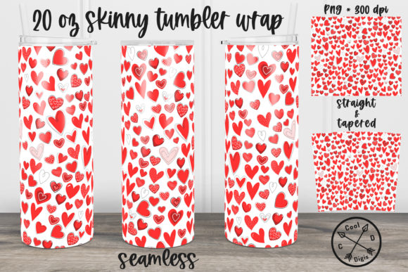 Mastering Red Hearts Seamless Tumbler Sublimation for Valentine’s Day
