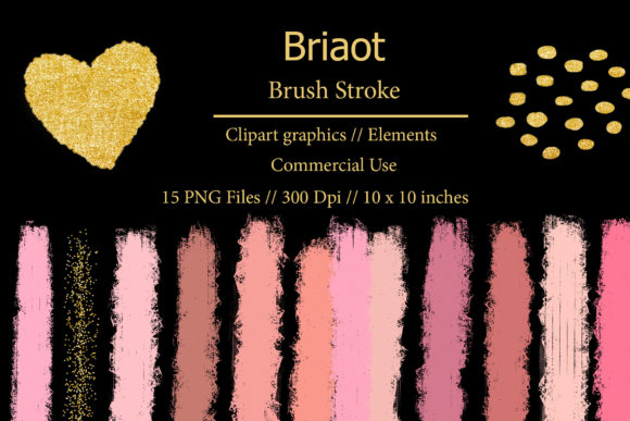 Mastering Visual Impact with Briaot Brush Stroke Clipart Elements