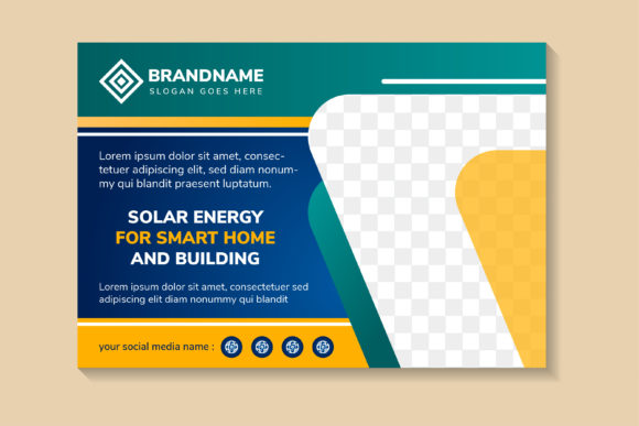Solar Energy Smart Home Flyer Template